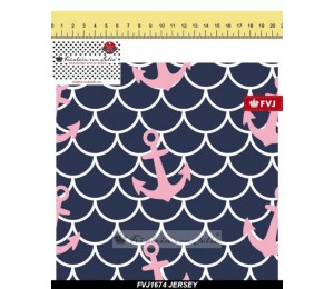 Jersey - Fräulein v. Julie Anker Waben rosa